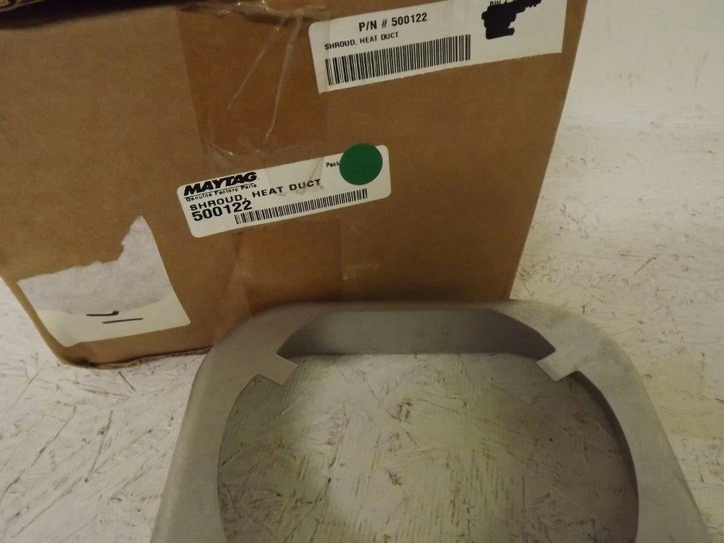 MAYTAG SPEEDQUEEN DRYER 500122 HEAT DUCT SHROUD NEW MAYTAG SPEEDQUEEN DRYER 500122 HEAT DUCT SHROUD NEW
